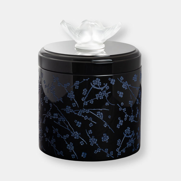 Boîte bois laqué fleurs de cerisier grand modèle