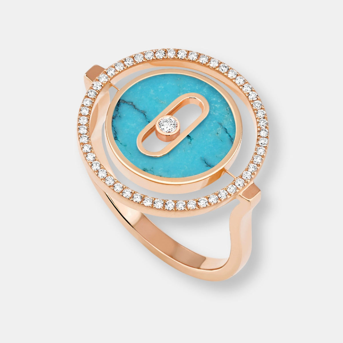 Bague lucky move pm turquoise