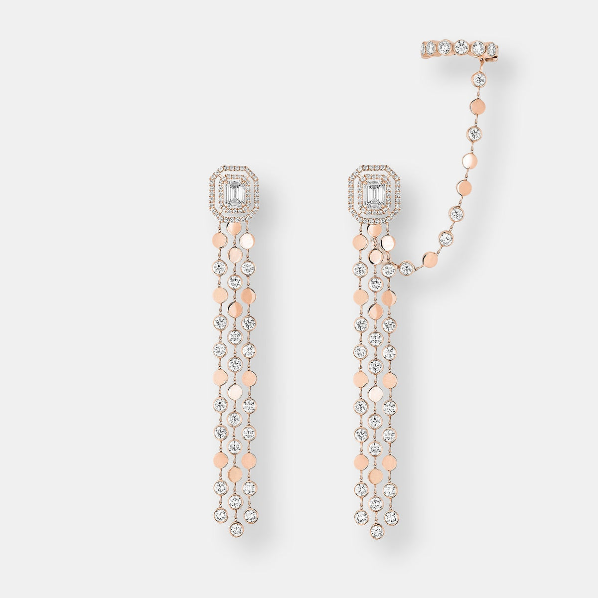 Boucles d'oreilles d-vibes multirangs