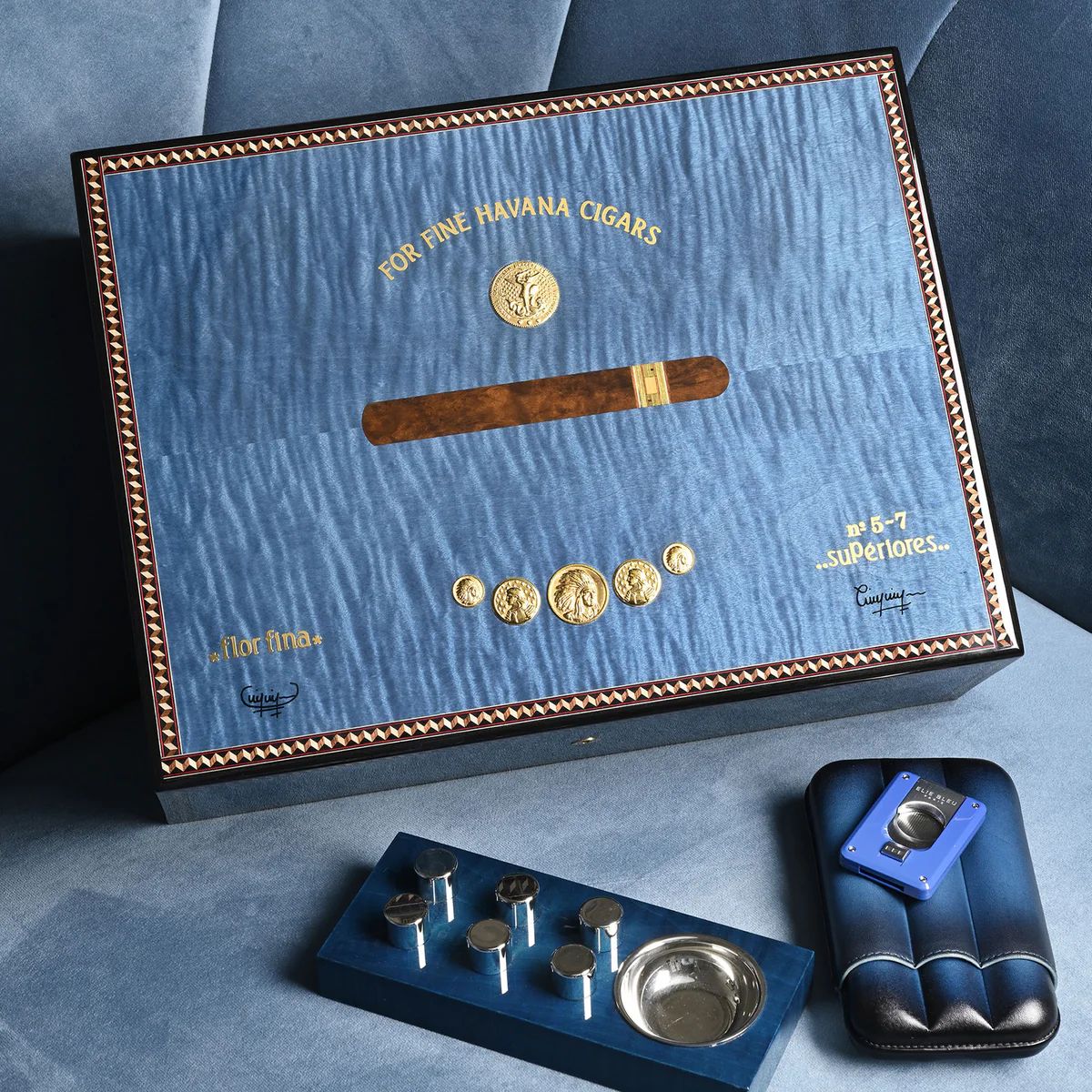 Coupe-cigare - double lame - laqué