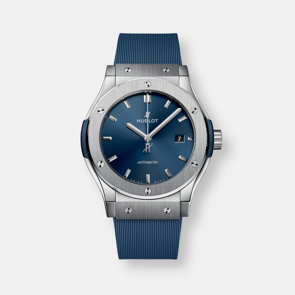 Montre classic fusion blue titanium