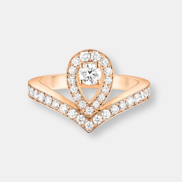 Bague joséphine aigrette