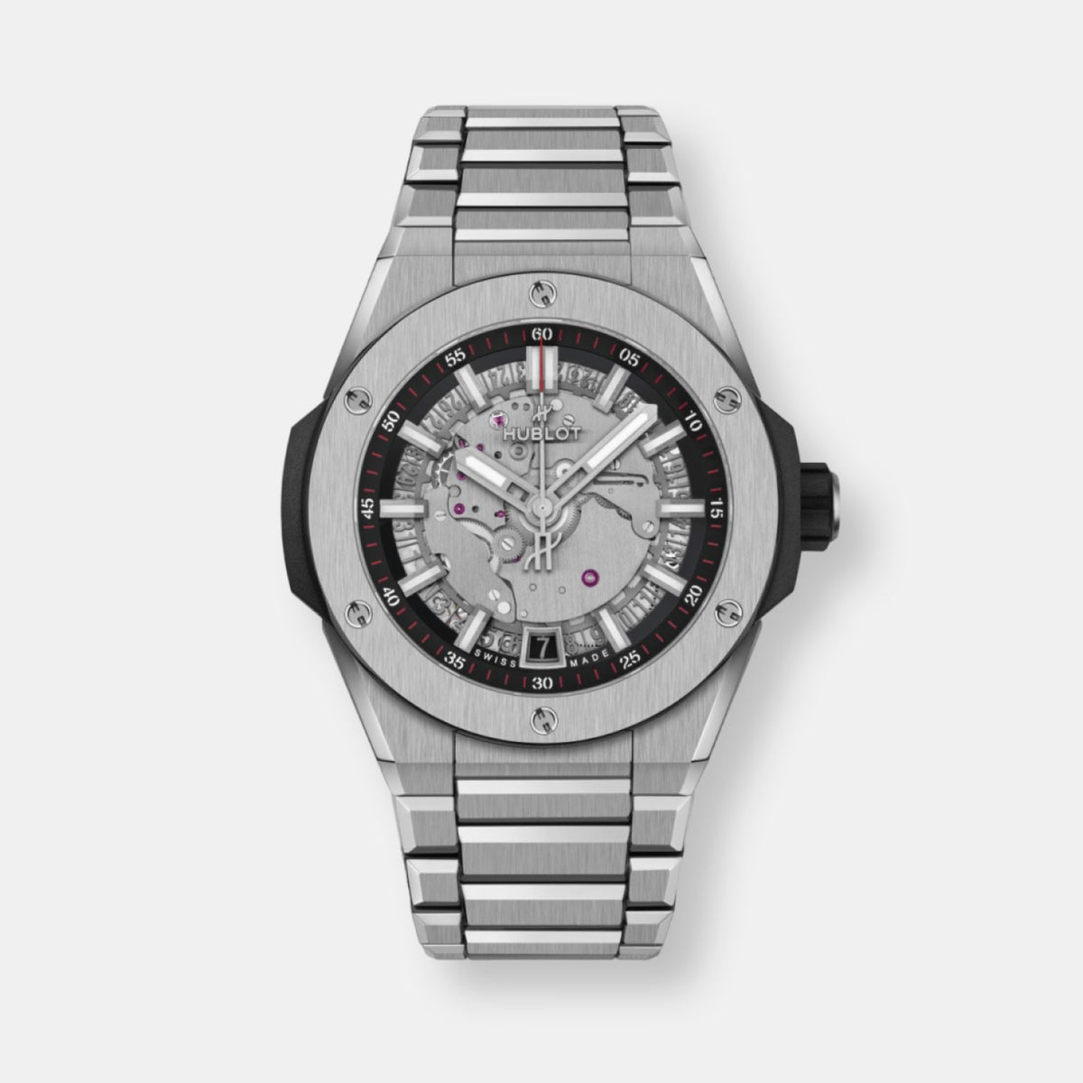 Montre big bang integral time only titanium