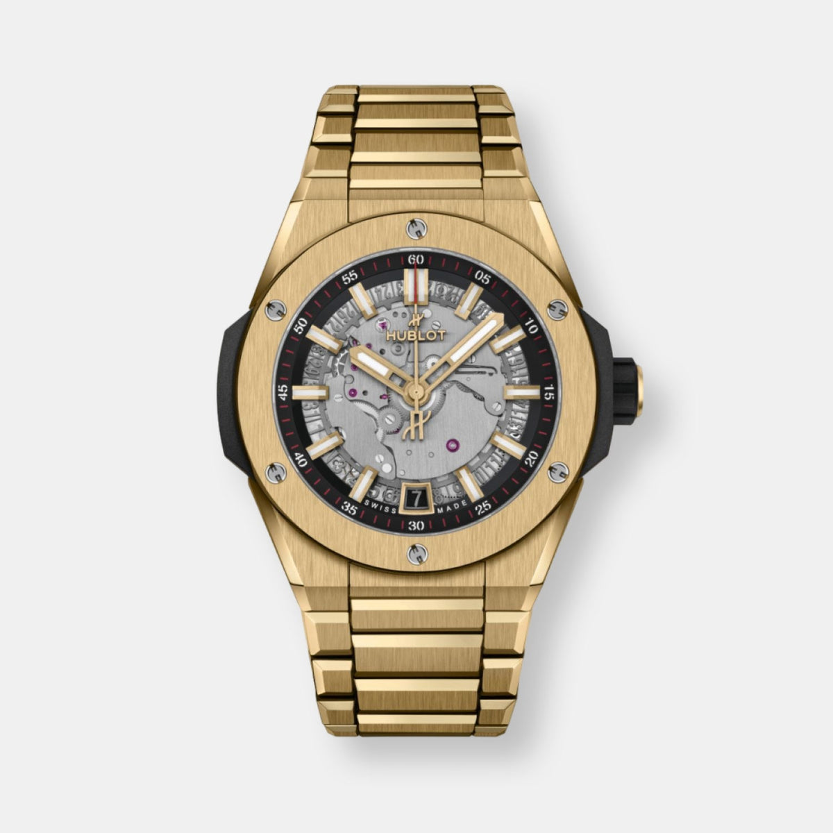 Montre big bang integral time only yellow gold