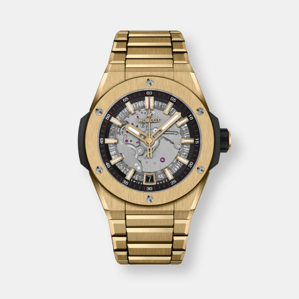 Montre big bang integral time only yellow gold