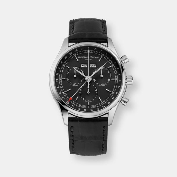 Montre classics quartz chronographe triple calendrier