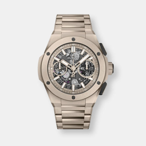 Montre integral beige ceramic
