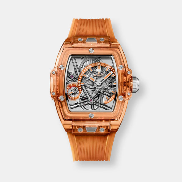 Montre spirit of big bang tourbillon orange sapphire