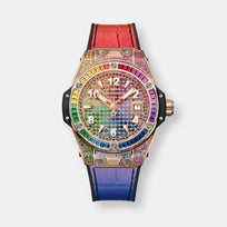 Montre one click king gold rainbow