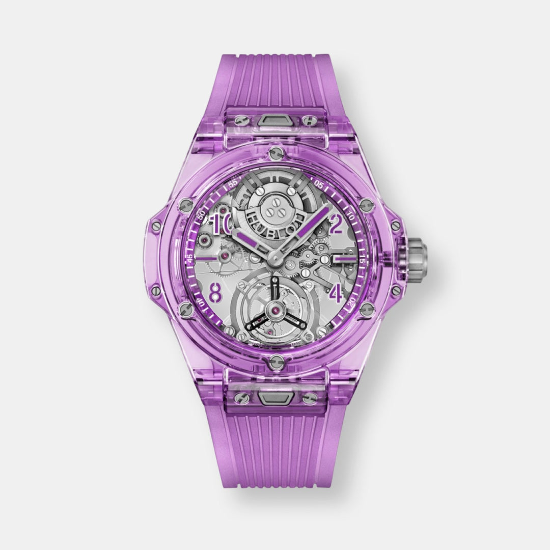 Montre tourbillon automatic purple sapphire