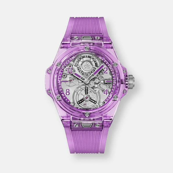 Montre tourbillon automatic purple sapphire