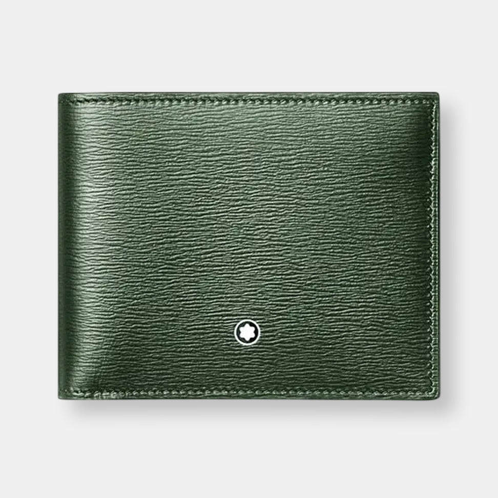 Portefeuille 6cc meisterstuck 4810 cuir de veau noir