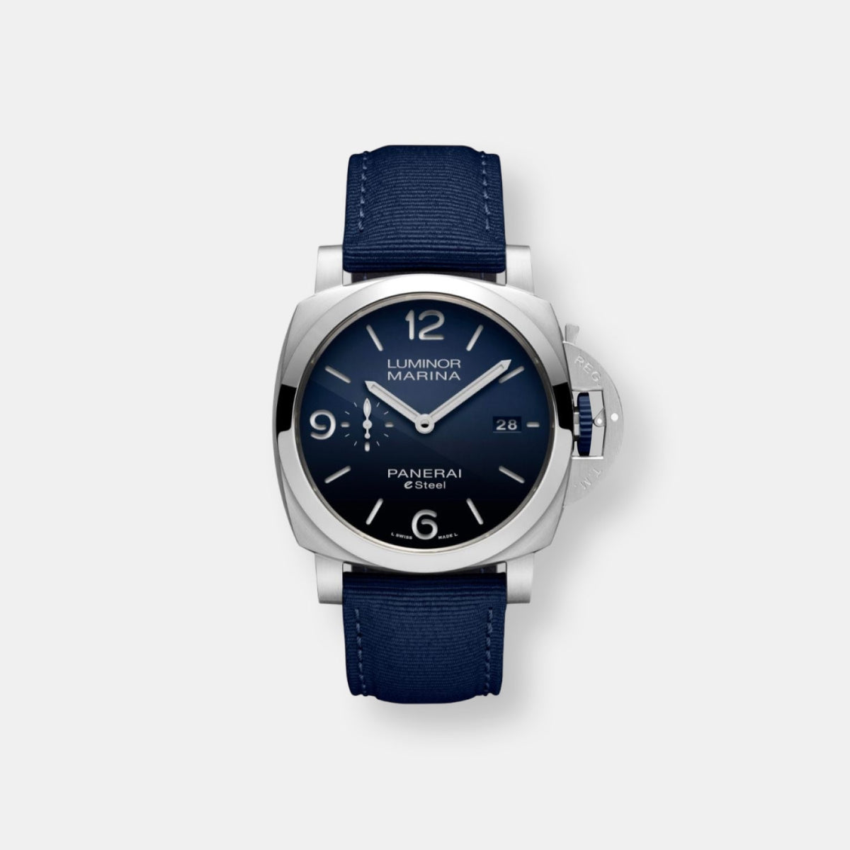 Montre luminor marina esteel™ blu profondo