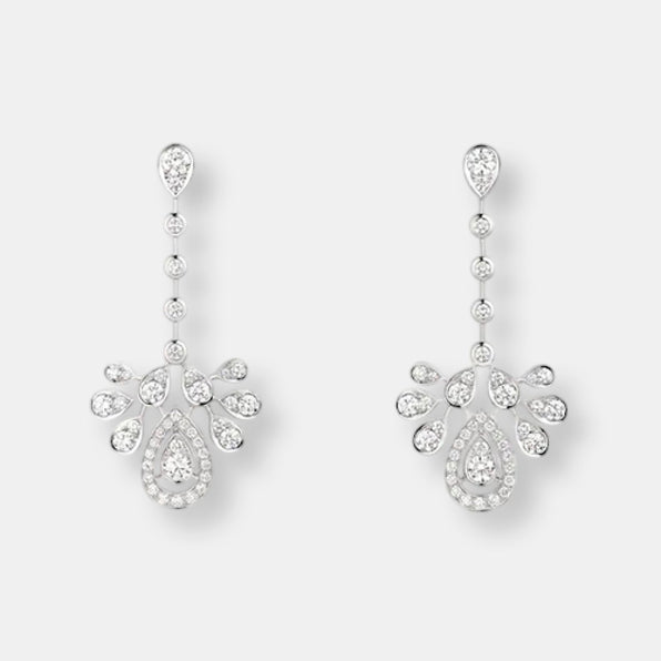 Boucles d'oreilles joséphine aigrette impériale