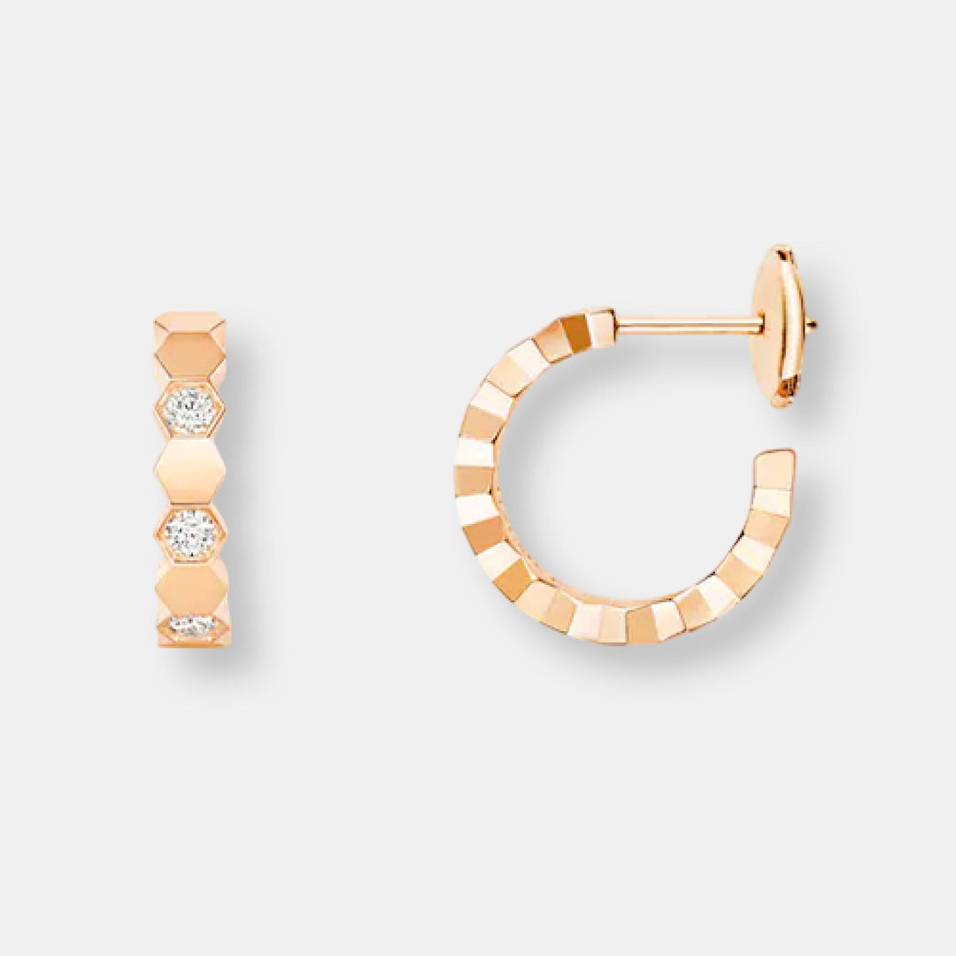 Boucles d'oreilles créoles  bee my love