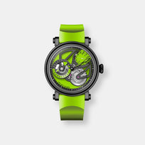 Montre dual time lime