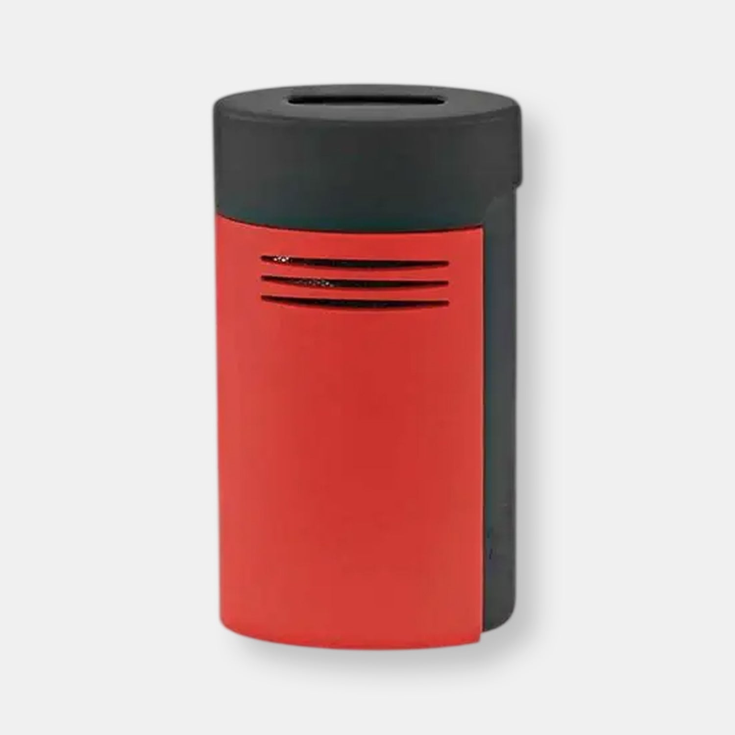 Briquet megajet noir et rouge mat
