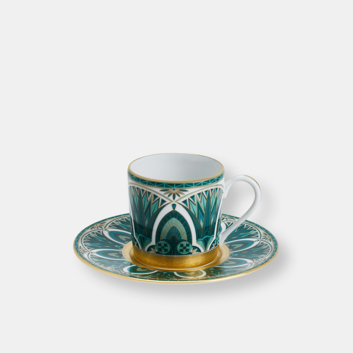 Rêves du nil coffret 4 tasses & soucoupes café