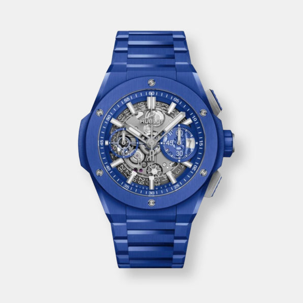 Montre big bang integrated blue indigo ceramic