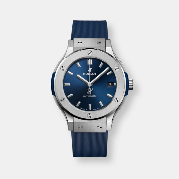 Montre classic fusion titanium blue