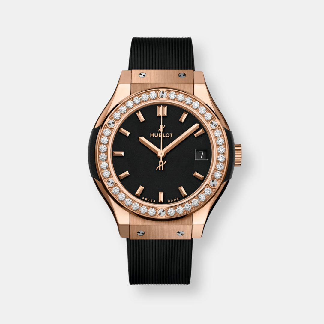 Montre classic fusion king gold diamonds