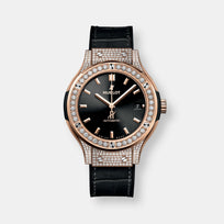 Montre classic fusion king gold pavé