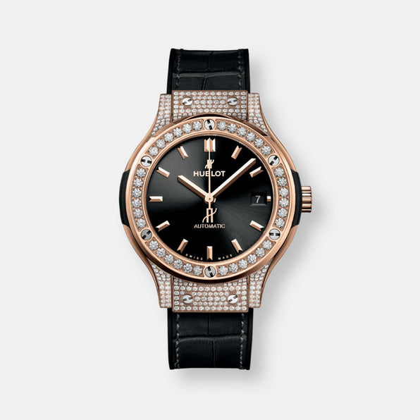 Montre classic fusion king gold pavé
