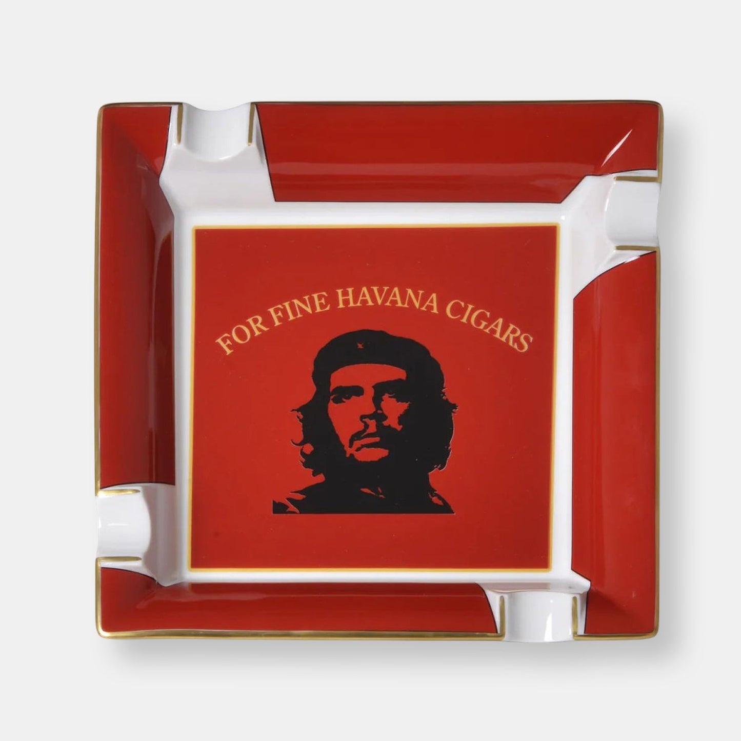 "che" pop art - cendrier en porcelaine