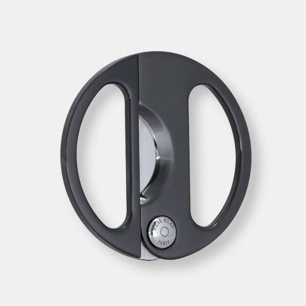Coupe cigare ebc-2 polished black ip silvertone button