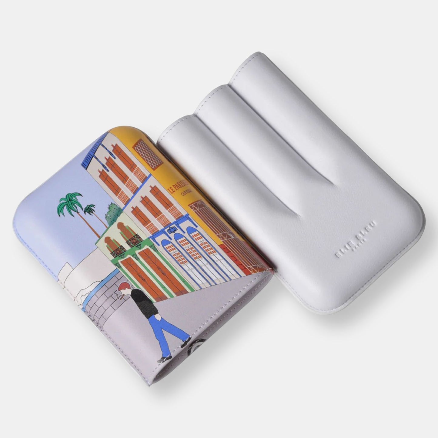 Etui cuir "casa cubana le parisien" 3 cigares calibre 27