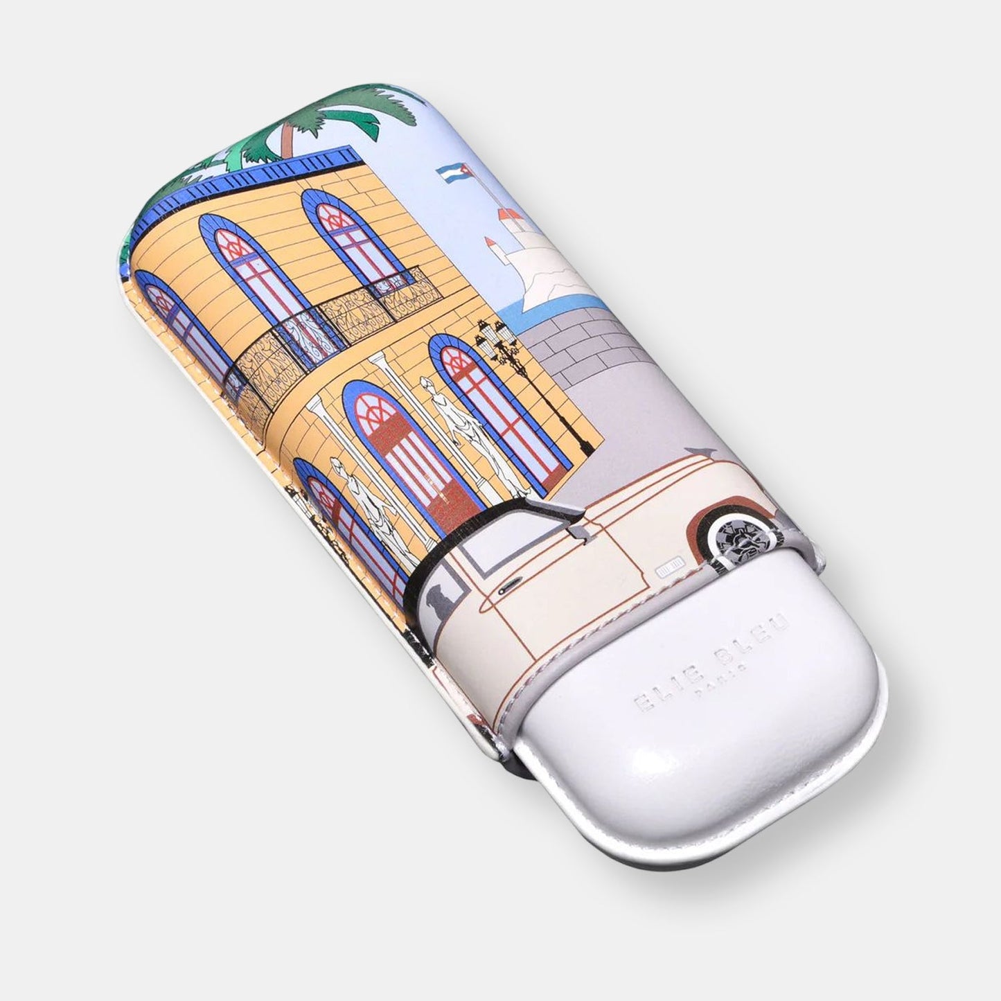 Etui cuir "casa cubana le parisien" 2 cigares calibre 27