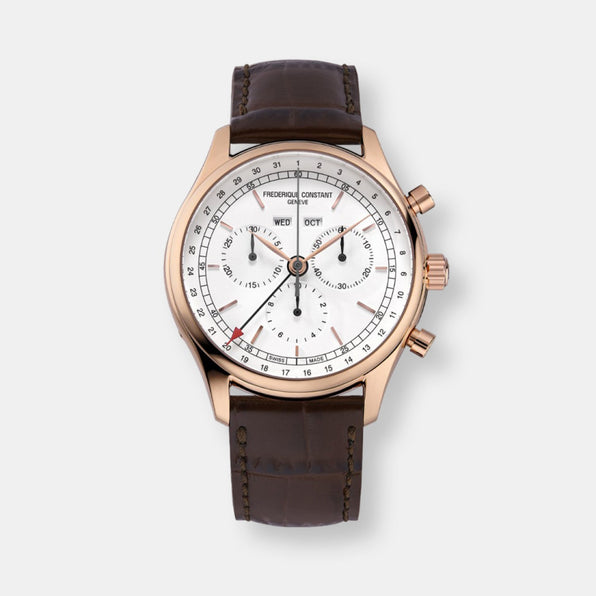 Montre classics quartz chronographe triple calendrier