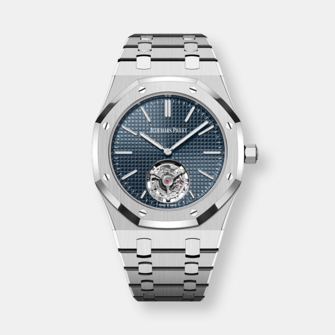 Montre royal oak tourbillon volant automatique extra-plat