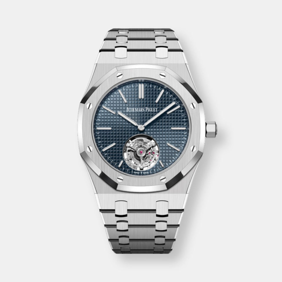 Montre royal oak tourbillon volant automatique extra-plat