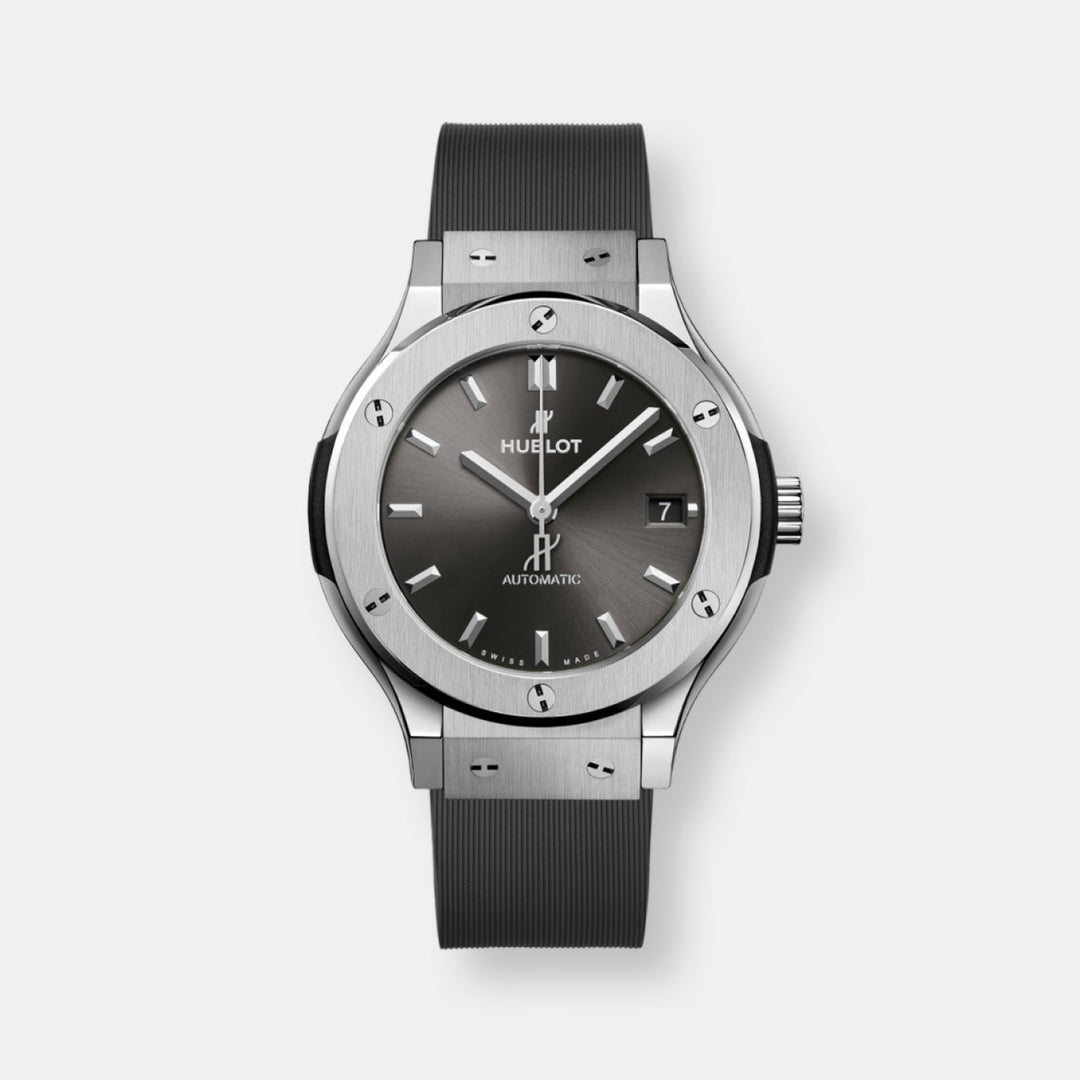 Montre classic fusion titanium racing grey diamonds