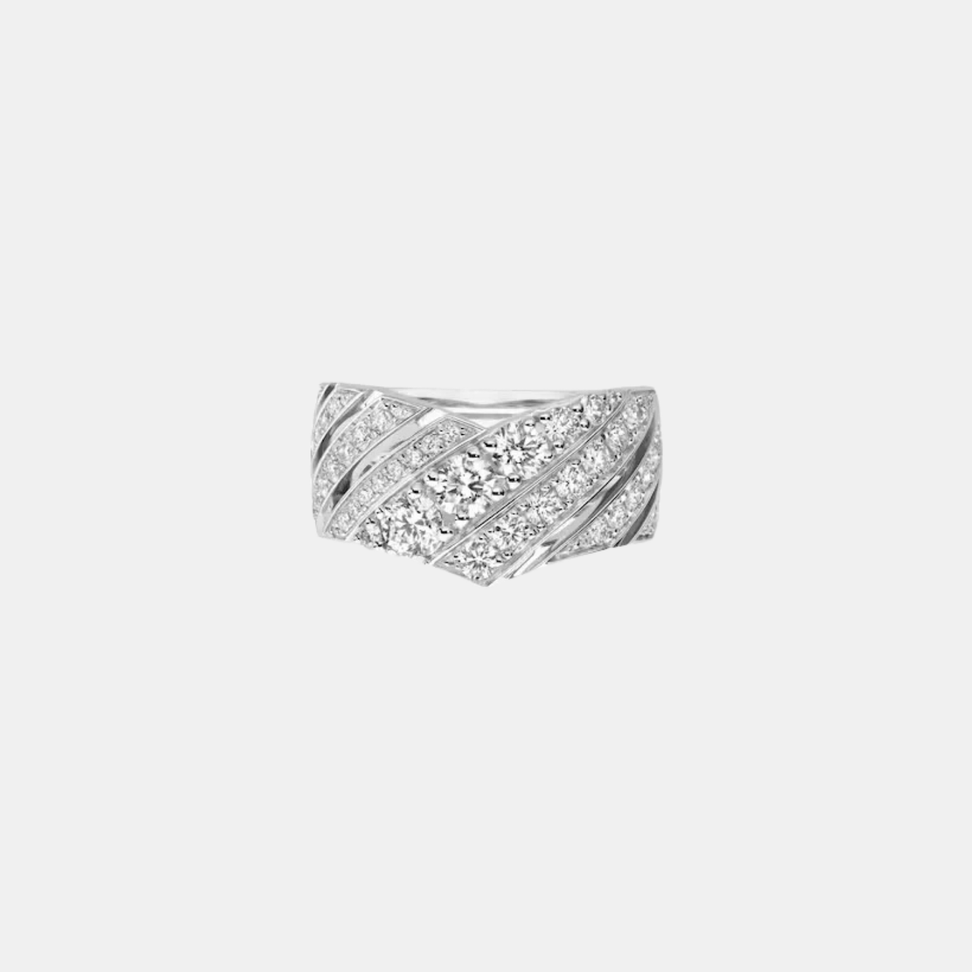 Bague joséphine aigrette
