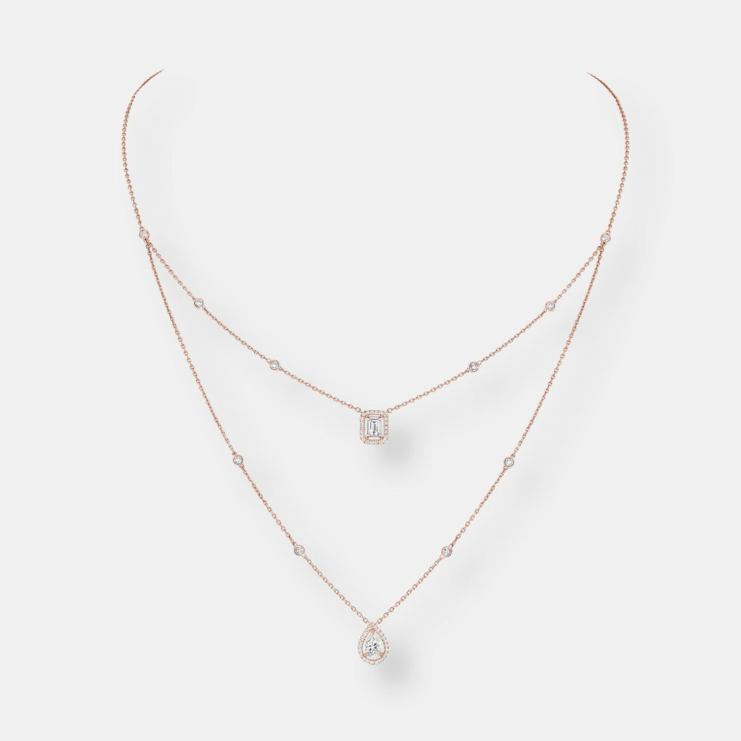 Collier my twin 2 rangs 0.40ctx2