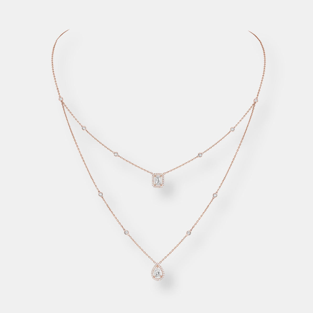 Collier my twin 2 rangs 0.40ctx2