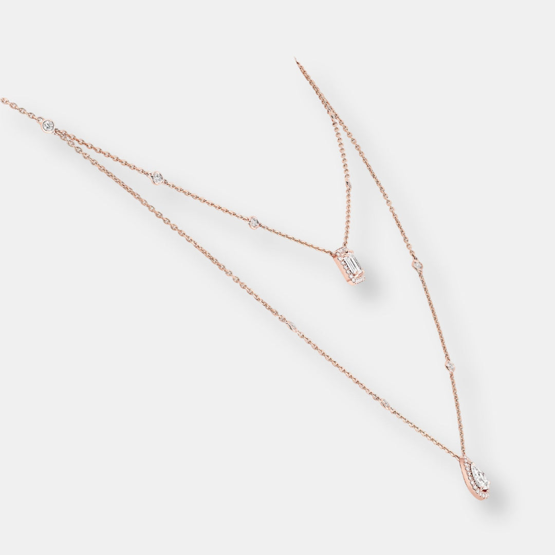 Collier my twin 2 rangs 0.40ctx2