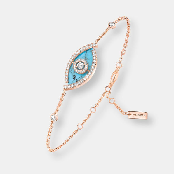 Bracelet lucky eye color turquoise