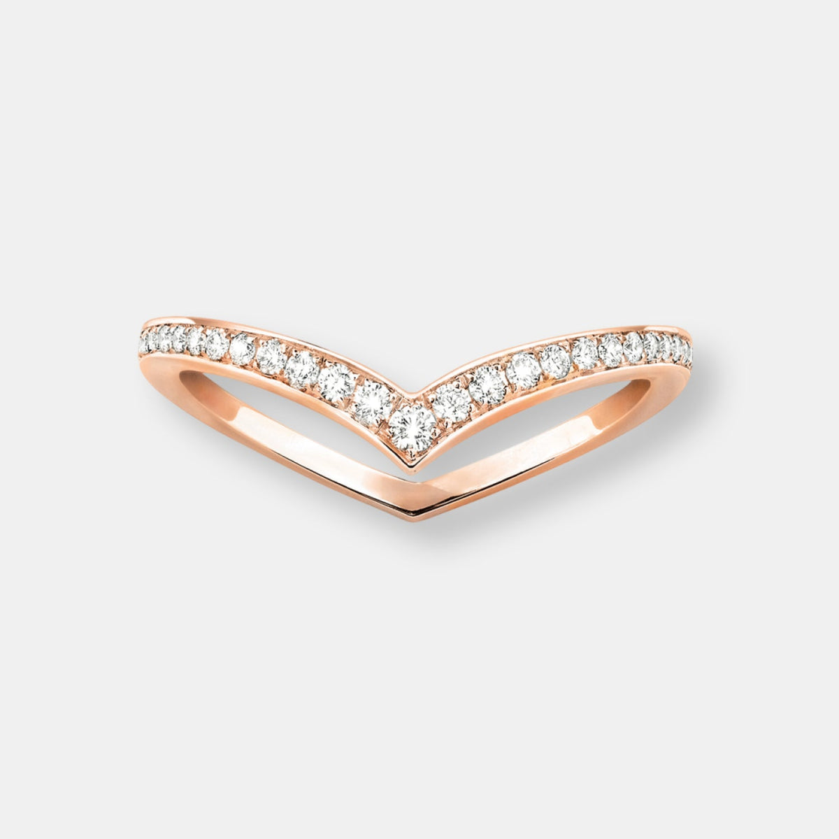 Bague alliance fiery pavée