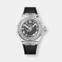 Montre big bang one click sapphire diamonds