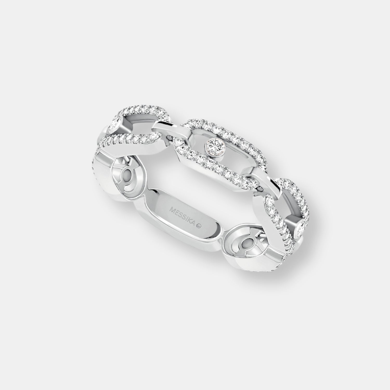 Bague move uno multi pavée