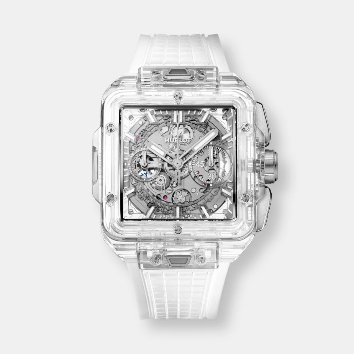 Montre square bang unico saphire