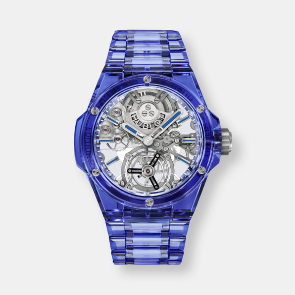 Montre big bang integrated tourbillon full blue sapphiren°2/10