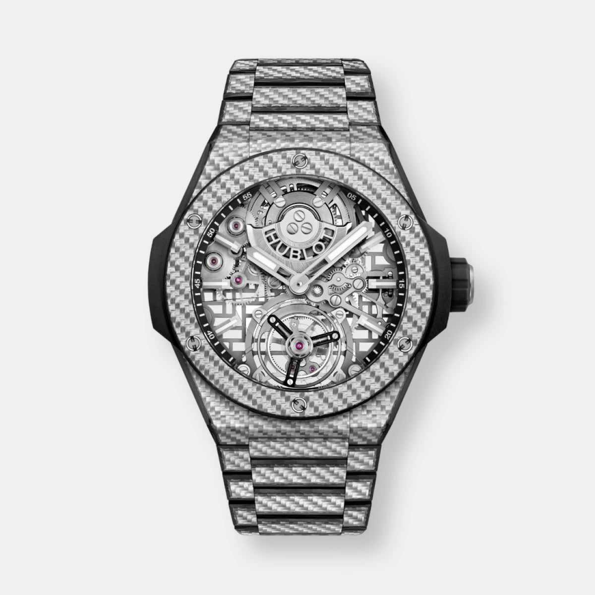 Montre big bang integrated tourbillon full carbone