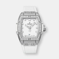 Montre spirit of big bang steel white pavé