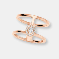 Bague glam'azone 2 rangs