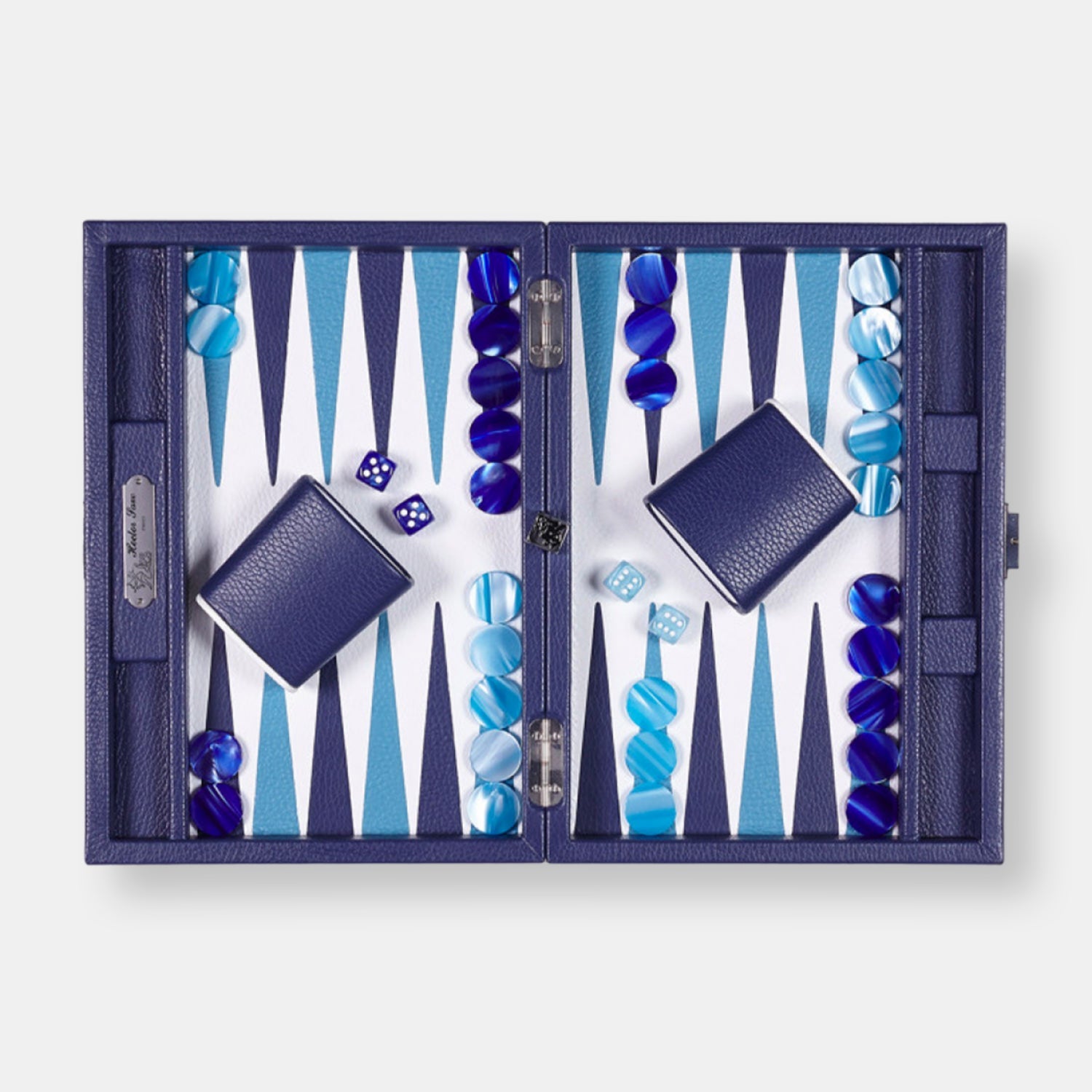 Backgammon - collection iris bleu de france