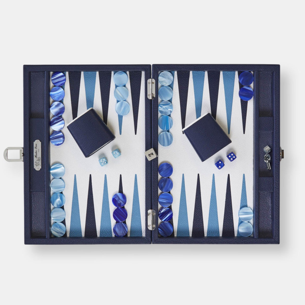 Backgammon - collection iris bleu de france
